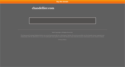 Desktop Screenshot of chandellier.com